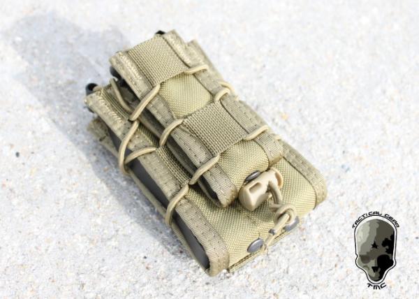 G TMC Double Decker TC Magazine Pouch ( Khaki )